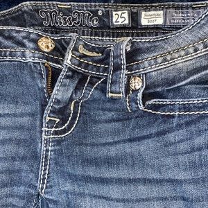 Miss me blue jeans size 25
